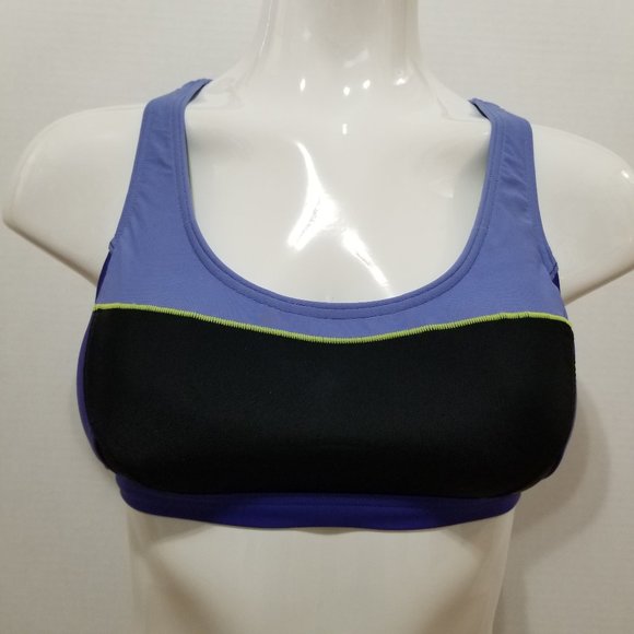 Prana bikini top Medium Isma colorblock racerback keyhole sport inspired swim - Picture 1 of 16